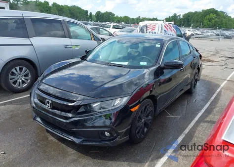 2020 Honda Civic Sport from USA, damaged, VIN 2HGFC2F89LH513873